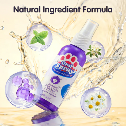 Spray limpiador de dientes de mascotas