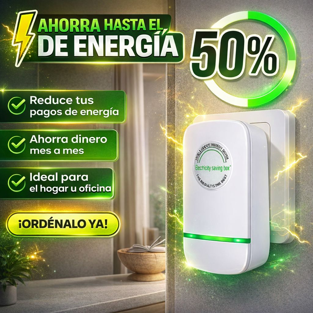 IMPORTADO Ahorrador de Energía⚡️ REDUX Max 🤩 ( GARANTIA 50% de Ahorro factura Luz )